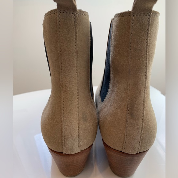 IRO Yvette tan suede Chelsea boots. Size 38 - Picture 6 of 8
